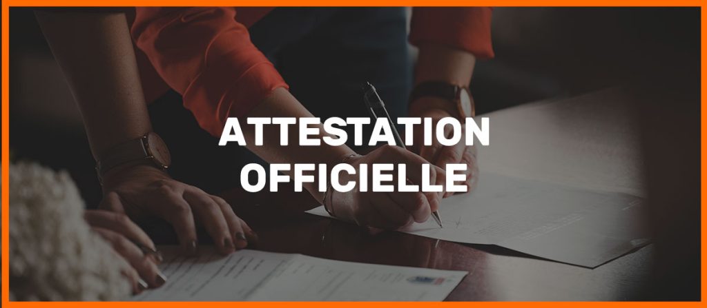 Attestation Officielle - Ramoneur certifié - ABC Ramonage